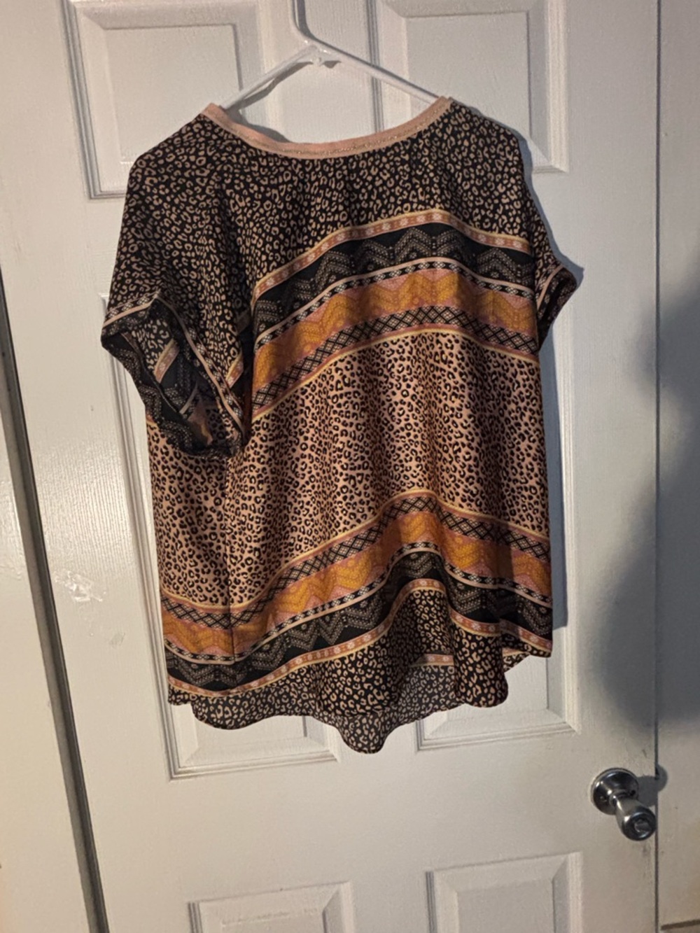 Democracy Black & Pink Tunic, XL